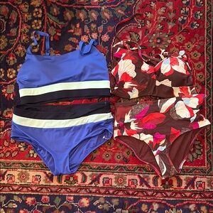 Bundle of 2 Athleta swimsuits medium
